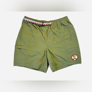 Aeropostale Camp Snoopy Beagle Scout Olive Green Shorts